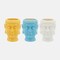 Kingston Living Buddha Citronella Scented Wax Candle - 9" - Multi-Colored - Set of 3